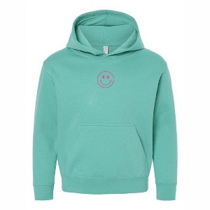 The Juniper Shop Embroidered Smiley Face Outline Youth Graphic Hoodie - 1 of 3