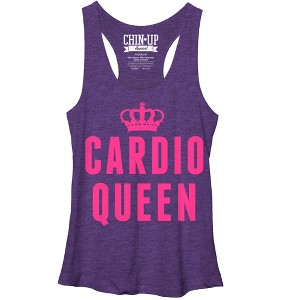 Women's CHIN UP Cardio Queen Racerback Tank Top - 1 of 3