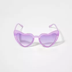 Kids' Heart Sunglasses - Cat & Jack™ Purple