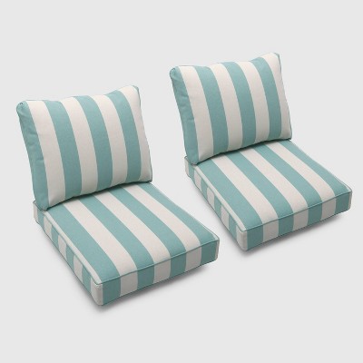 teal chair cushions