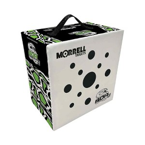 Morrell Targets BOA Compression Archery Target, 20 Inch Weatherproof Foam Block for Compound Bows and Crossbows, Field Points Only, White/Black - 1 of 4