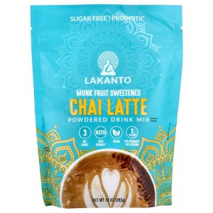 Lakanto Chai Latte, Powdered Drink Mix, 10 oz (283 g) - 1 of 2