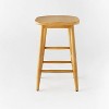 Haddonfield All Wood Backless Counter Height Barstool - Threshold™ designed with Studio McGee - image 3 of 4
