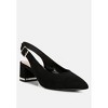 Top Job Micro Suede Slingback Sandals Women - 2 of 4