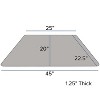 Emma and Oliver Mobile 22.5x45 Trapezoid Grey HP Laminate Adjustable Activity Table - image 2 of 4