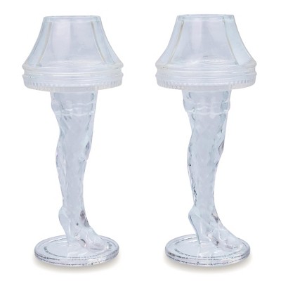 ICUP, Inc. A Christmas Story Leg Lamp 2-Ounce Mini Shot Glasses | Set of 2