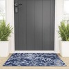Emanuela Carratoni Blue Tie Dye Welcome Mat - Deny Designs - 2 of 3