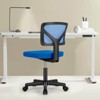 Lirago Blue Low Back Mesh Armless Swivel Office Chair 16.50 x 17.90 x 34.80 inch - 3 of 4