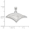 Black Bow Jewelry 10k White Gold Tennessee at Chattanooga Mocs NCAA Small Pendant - 2 of 3