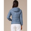 INSPIRE CHIC Women's Short Down Packable Hooded Winter Ultra Light Puffer Jacket - 4 of 4
