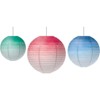 Teacher Created Resources® Watercolor Hanging Paper Lanterns, Assorted Colors & Sizes, 3 Per Pack, 3 Packs - 2 of 2