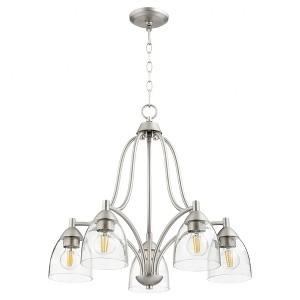 Quorum Lighting Barkley 5 - Light Chandelier in  Satin Nickel - 1 of 1