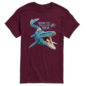Men's - Jurassic Park - Born To Rule The Sea Short Sleeve Graphic T-Shirt - 1 of 4
