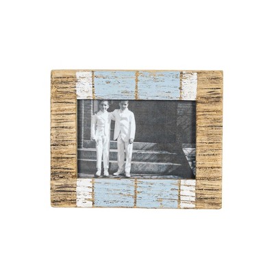 Coastal Beach House Triple 4x6 or 5x7 Reclaimed Wood Collage Picture Frame