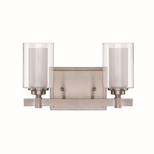 Craftmade Lighting Celeste 2 - Light Vanity in  Brushed Polished Nickel - 1 of 1