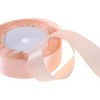 Unique Bargains Ribbons for Crafts Satin Decorative Multipurpose for Gift Wedding and Hair Accessories Polyester 866.14"x0.98" 1 Pc - 4 of 4