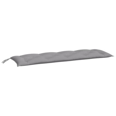 vidaXL Garden Bench Cushion, 59.1"x19.7"x2.8", Oxford Fabric, Gray -Comfortable, Tear-Resistant, Water-Resistant