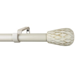 Urbanest 1-inch Diameter Metrico Adjustable Single Drapery Curtain Rod - 1 of 4