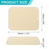 Unique Bargains uSilicone Heat Resistant Non-Slip Dish Drying Mat 1 Pc - 2 of 4