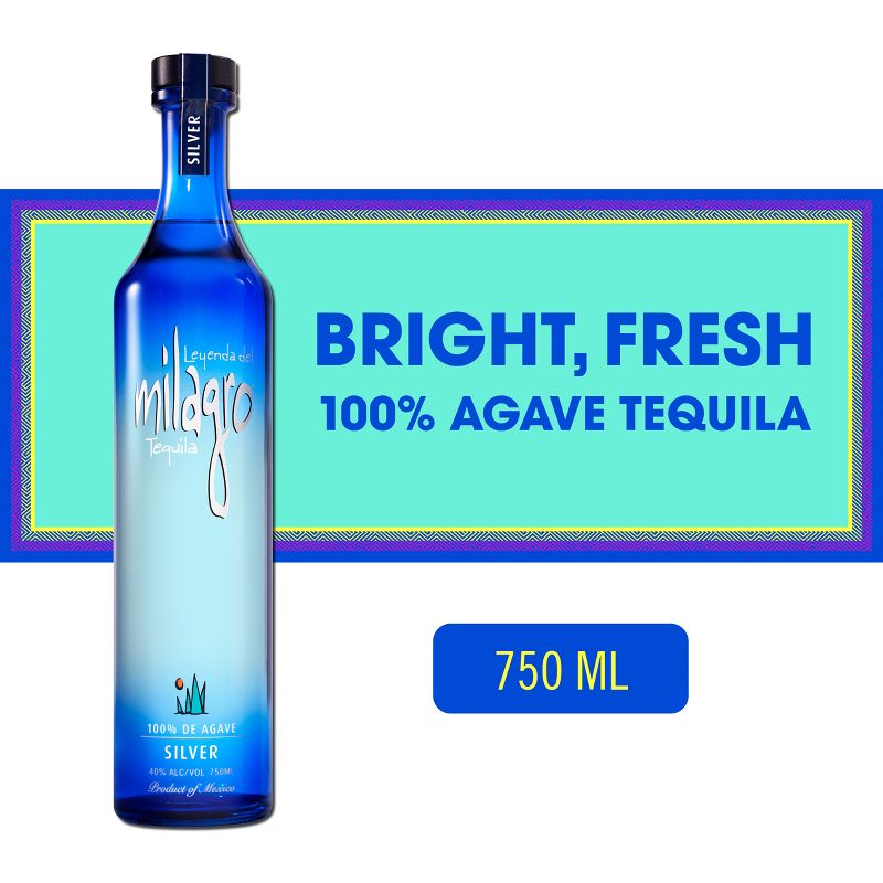 Milagro Silver Tequila - 750ml Bottle, 3 of 10