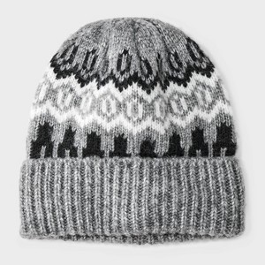 Recycled Polyester Fair Isle Beanie - Universal Thread™ - 1 of 4