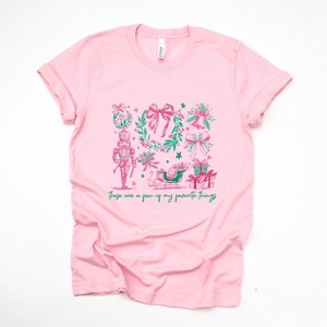 These Are A Few Of My Favorite Things Coquette - Women's Short Sleeve Graphic T-Shirt - 1 of 4