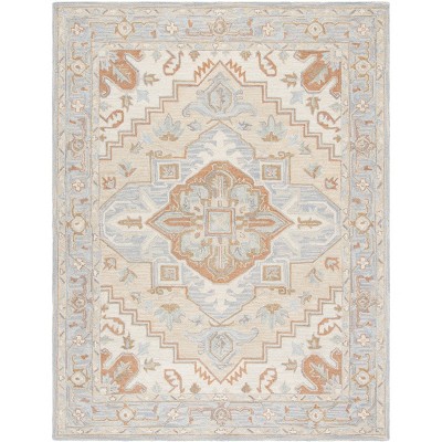 Heritage Hg920 Hand Loomed Rug - Beige/grey - 8'x10' - Safavieh : Target