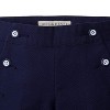 Hope & Henry Girls' Pique Sailor Pant, Infant - 3 of 4