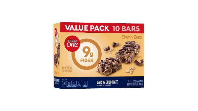 Fiber One Oats & Chocolate Chewy Bars - 10ct, 2 of 11, play video
