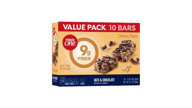 Fiber One Oats & Chocolate Chewy Bars - 10ct, 2 of 12, play video