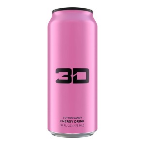 3D Cotton Candy Energy Drink - 16 fl oz Can - 1 of 2