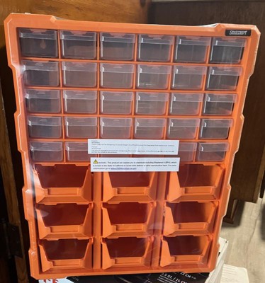 Stalwart 30-drawer Small Part Organizer, Yellow : Target