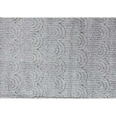 Quartzite Gray Geometric Stain-Resistant 5' x 7' Area Rug