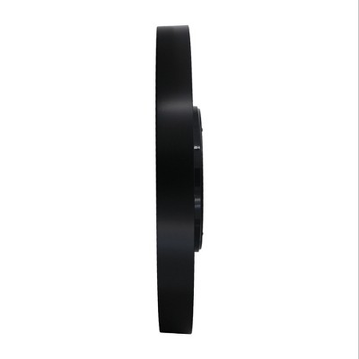 Seiko 12" Black Heritage Design Watch Dial Wall Clock