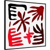 30" x 30" Custom Coral Construction I by Melissa Wang - Amanti Art: Abstract Sea Life Canvas - 2 of 4