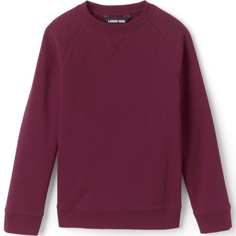 Burgundy crew neck hot sale sweatshirt