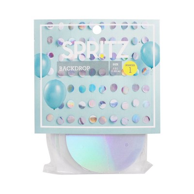 Circle Backdrop Party Decor Iridescent - Spritz™