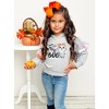 Little Miss Boo-tiful Long Sleeve Hooded Top Mia Belle Girls - 2 of 4