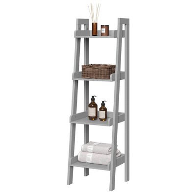 narrow bathroom shelf