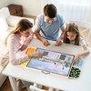 VEVOR 1000 Piece Rotating Puzzle Board with 4 Colorful Felt Drawers and Cover, 29x21 in Portable Wooden Table, Gray - 2 of 4