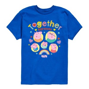 Boys' - Peppa Pig - Together Forever Short Sleeve Graphic T-Shirt - 1 of 4