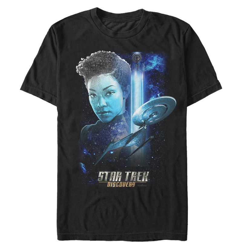 Men's Star Trek: Discovery Michael Burnham Space Stare T-Shirt, 1 of 5