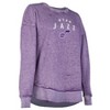 NBA Utah Jazz Women's Burnout Crew Neck Fleece Sweatshirt - L - 3 of 4