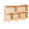 ECR4Kids 5-Compartment Mobile Storage Cabinet, 30in - 2 of 4
