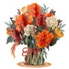 Paper Love 3D Boho Pop Up Flower Bouquet Card, with Detachable Forever Flowers Keepsake, For Fall, Holidays, All Occasions | Oversized 10" x 7" Cover - 4 of 4