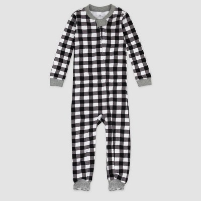 infant buffalo plaid pajamas