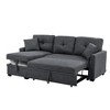 83'' L-Shaped Sectional Sofas with Hidden Storage, Tufted Cushions, and Space-Saving Design - 4 of 4