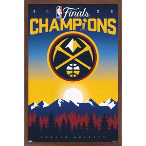 Trends International NBA Denver Nuggets - 2023 NBA Finals Team Logo Framed Wall Poster Prints - 1 of 4