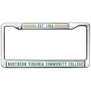 Northern Virginia Community College Full Size Standard License Plate Metal Frame - 1 of 4