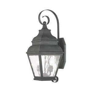 Livex Lighting Exeter 2 - Light Wall Light in  Charcoal - 1 of 2